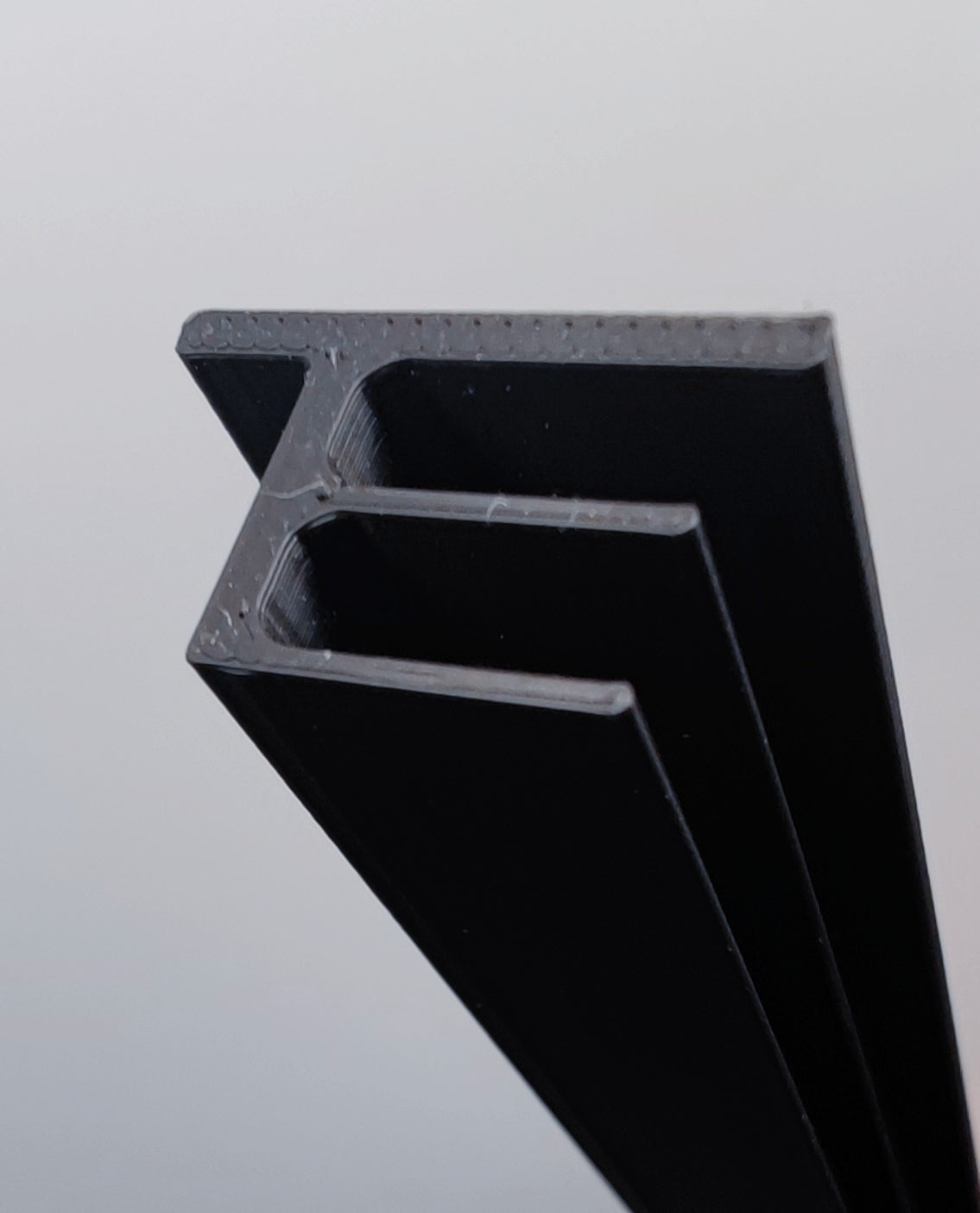 Glass sliding rails "Kallax"