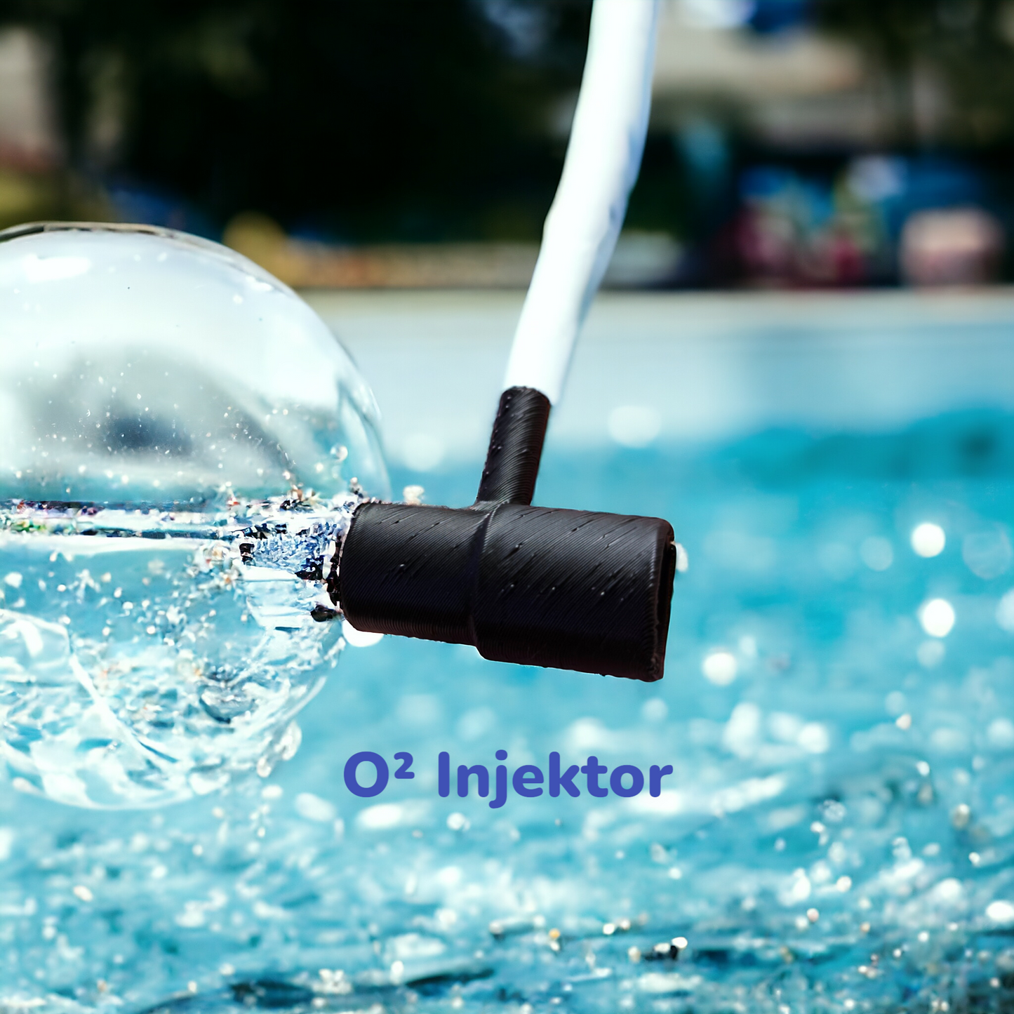 O² Injektor - Sauerstoffdüse für Filter mit Pat-Mini Antrieb