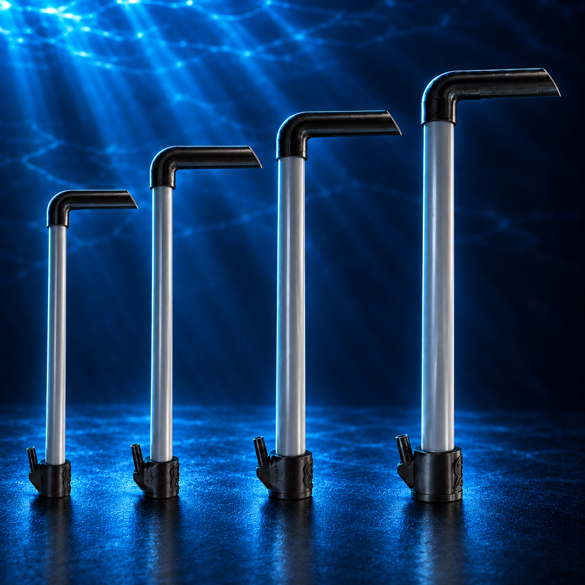 Luftlyftare med Aquakallax drivdelar