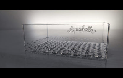 Aquakallax Pflanzenbox Größe M mit 15 × 10 cm Grundfläche und 5 cm Höhe in Frontansicht